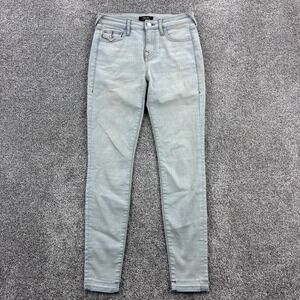 True Religion Jeans Womens 26 Light‎ Wash Jennie Curvy Mid Rise Skinny Stretch